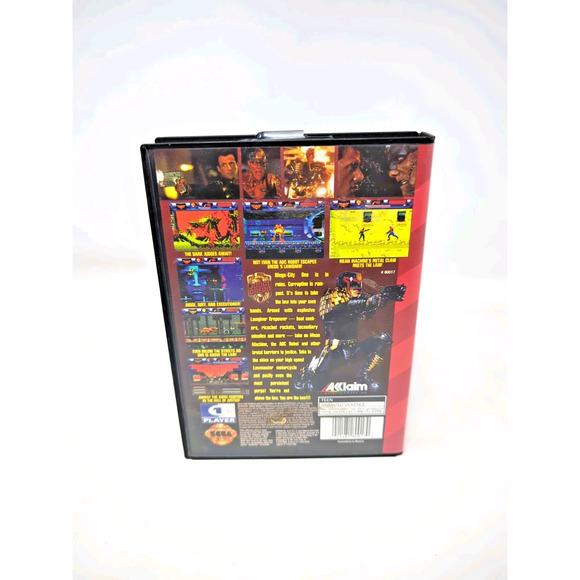 Judge Dredd (Sega Genesis, 1995) Complete in box | Tested Previous rental - Picture 3 of 4